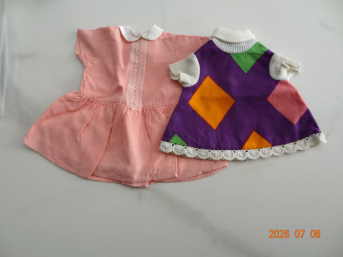 Lot robe vintage poupée - robe,