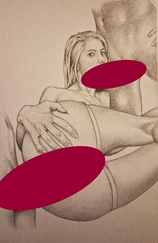 Dessin sexy modèle nus - dessin,