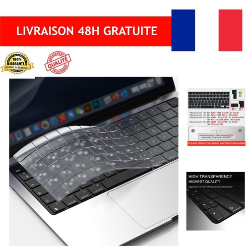 Housse clavier transparent - de,