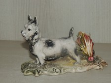 Petite Statue Chien Céramique