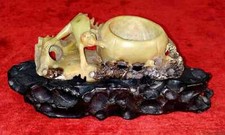 ENCRIER CHINOIS. EN PIERRE