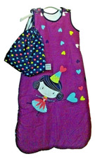 Sélène & Gaïa gigoteuse matelassé sans manche Lilas fée coeurs  6-36 ms