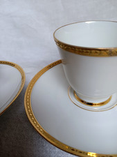 2 tasses à café en porcelaine de Limoges Haviland Ch. Field