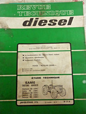 REVUE TECHNIQUE TRACTEUR SAME
