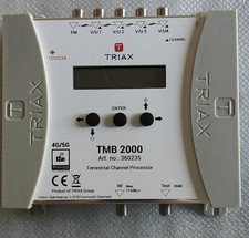 Triax TMB 2000 Amplificateur programmable central 4 entrées VHF/UHF + 1FM LTE