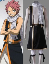 FAIRY TAIL Natsu Dragneel Cosplay Costume Costume Vêtements Anime Dessin Anim...