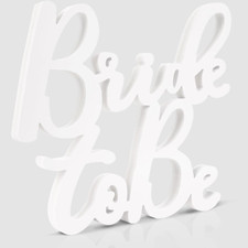 Bridal Shower Decorations Bride to Be Sign for Batcholette Party Table Center...