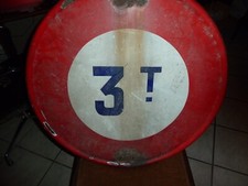 plaque émaillée panneau