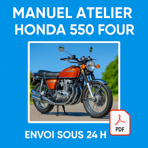 Manuel atelier honda 550 four - manuel,