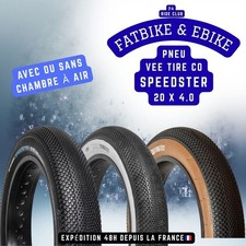 Pneu Fatbike/ Ebike VEE TIRE CO. SPEEDSTER - 20x4.0 – 3 COULEURS - pneu renforcé