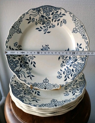 Lot assiettes en faïence - assiettes,