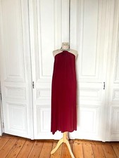 Jean Paul Gaultier1990s Abalone Shell Burgundy Dress Size 38 / M 