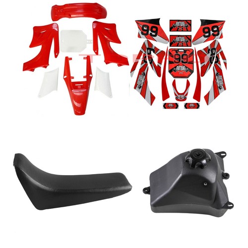 Red plastics sticker - plastics, decals