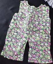 Ancien  combinaison pantalon grande poupée 60 cm en coton.