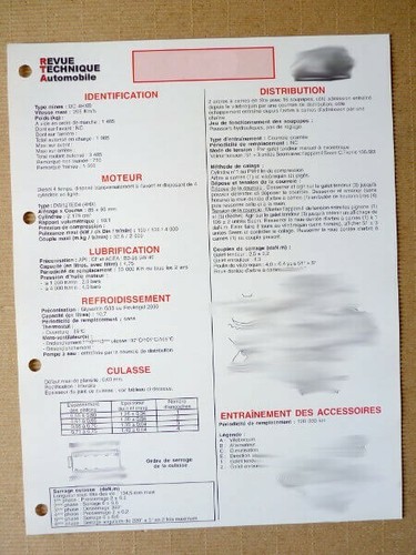 Fiche technique peugeot - fiche,