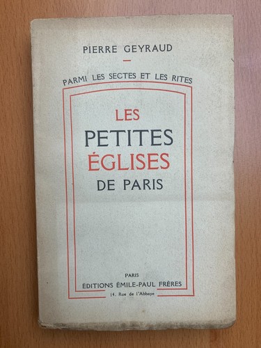 Les petites églises paris - de,