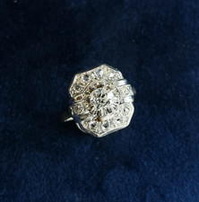 Bague Art Deco - diamant rose
