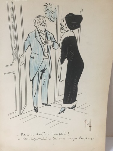 F107 grand dessin - grand, original