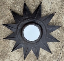 Miroir Soleil  metal  noir Vintage
