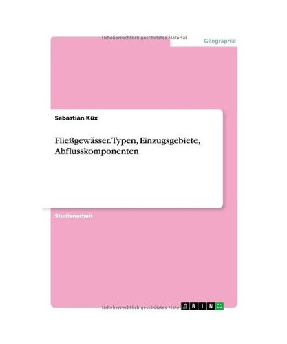 Fließgewässer typen - fließgewässer.,