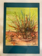 Ancien menu paquebot FRANCE CGT illustré par CARZOU 05/11/1962