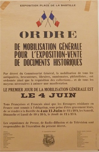 Affiche ordre mobilisation - affiche,