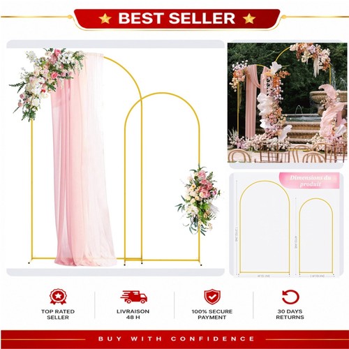 Supports arche mariage - , métal