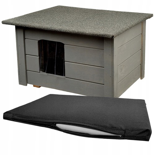 Niche pour chien bois - en,