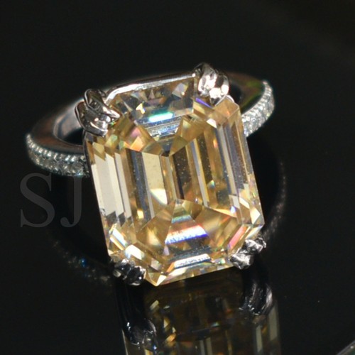 Bague diamant traité