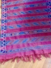 Atlas - Maroc - Tapis Kilim Berbère Tissé Main - 1988