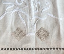 drap métis Fleur Bleue trame