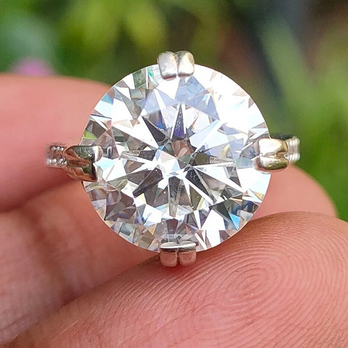 Rare bague solitaire diamant - bague,
