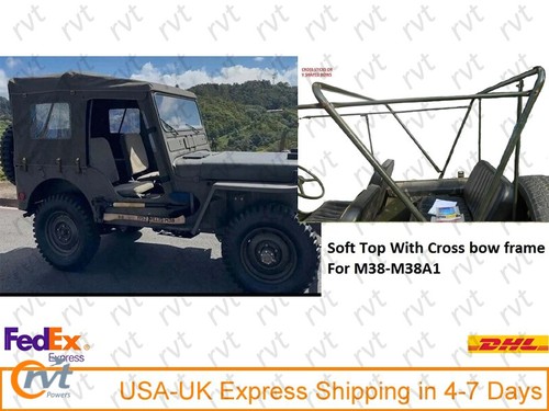 Capot souple pour - jeep, willys