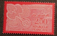 Timbre - FRANCE - La dentelle - Neuf** - YT2631 - 1990