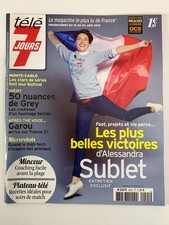 Télé 7 Jours 18/06/2016; Alessandra Sublet/ Garou/ 50 nuances de Grey