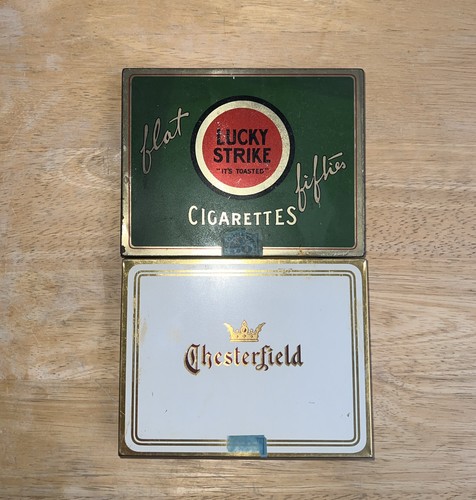 Vntg 30s cigarette metal - vntg,