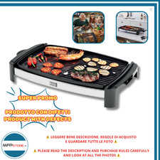 Gril Électrique BBQ LEBEN LANG 2200W Teppanyaki XXL 4-8 Personnes Plaque