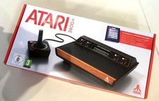 CONSOLE ATARI 2600+ COMPLÈTE BOÎTE NOTICE CARTOUCHE PAL EURO (FR) CIB OVP - VGC