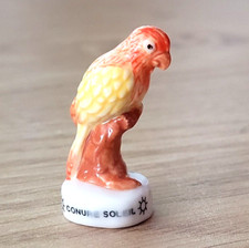 Fève - Oiseau - Conure Soleil   ......     (Ref. 6388)