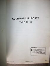 Someca cultivateur D10 