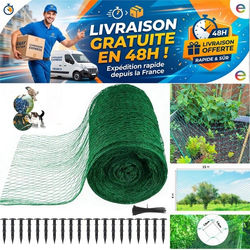 Filet anti oiseaux 4x15 - , m