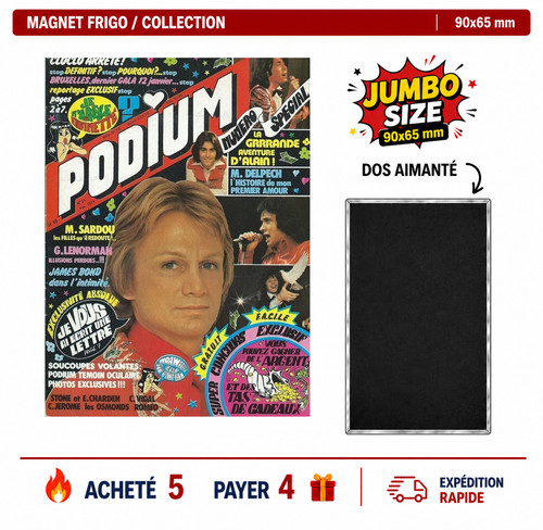 Magnet frigo claude francois - magnet,