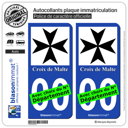 Stickers autocollant plaque - 2,