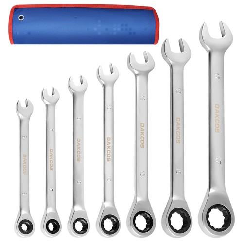Clé plate cliquet - 7pc, cle