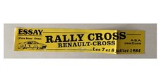 STICKER RALLY CROSS RENAULT