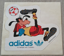 Autocollant (3)  vintage ancien ADIDAS Football Ballon Tango  Wald Disney Dingo