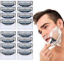 Recharges de Lames de Rasoir Mach 3: 16 Lames Tranchantes pour Rasage Quotidien