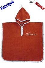 Peignoir poncho enfant à
