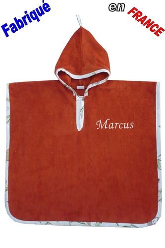 Peignoir poncho enfant - , à
