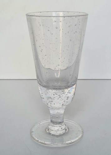 Verre pied bullé - pied, pour